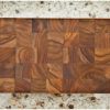 Cooks' Tools * | Teakhaus End Grain Serving Cheese Board | 18 X 6 X 2