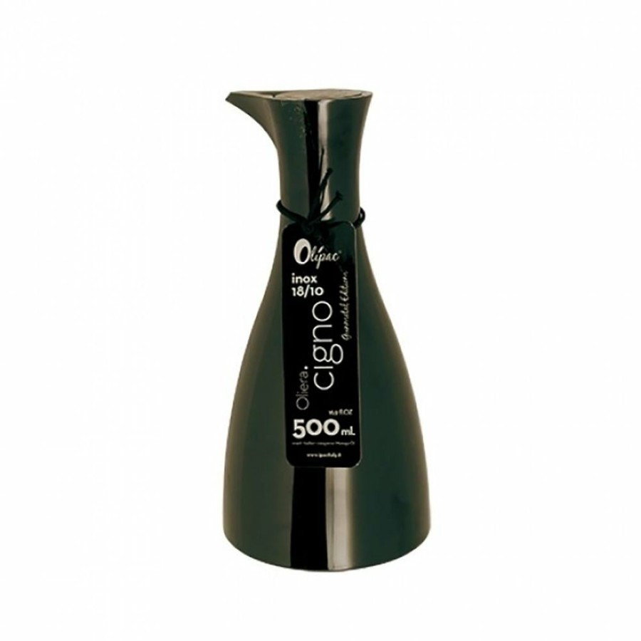 Glassware & Tabletop * | Olipac Cigno 0.5L Olive Oil Dispenser | Gun Metal