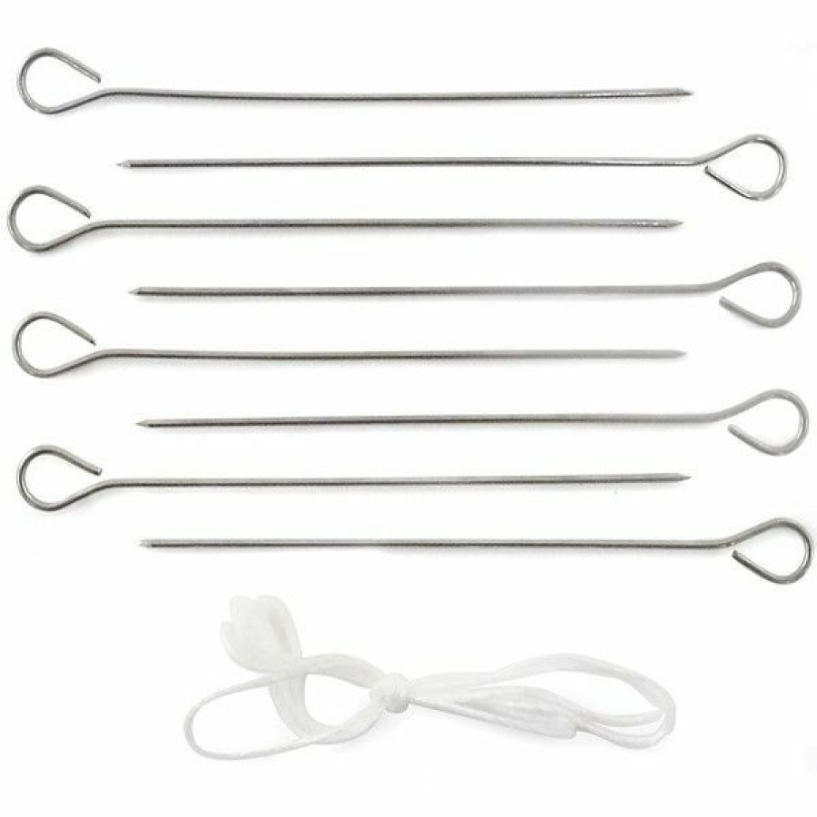 Cooks' Tools * | Norpro Lacer Set Of 8 Poultry Lacers