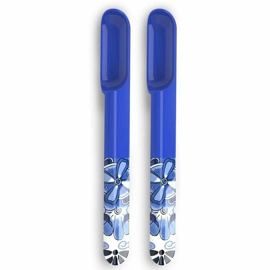 Cooks' Tools * | Prepara Taco Spoons (Set Of 2) | Blue