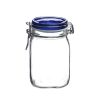 Glassware & Tabletop * | Bormioli Rocco 1L Swing Top Fido Canning Jar | Blue Lid