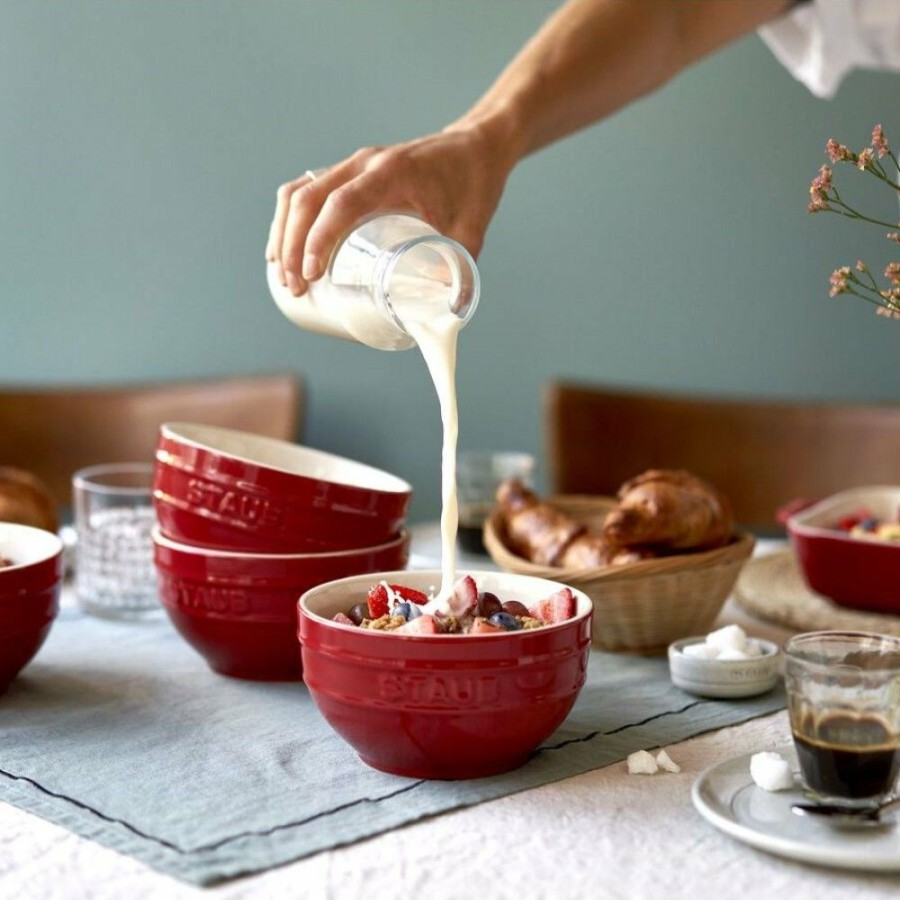 Glassware & Tabletop * | Staub 2-Piece Large Universal Bowl Set | Cherry