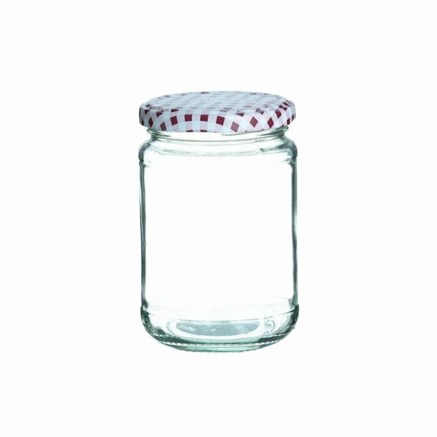 Glassware & Tabletop * | Kilner Twist Top Round Jar (Red) | 12.5 Oz