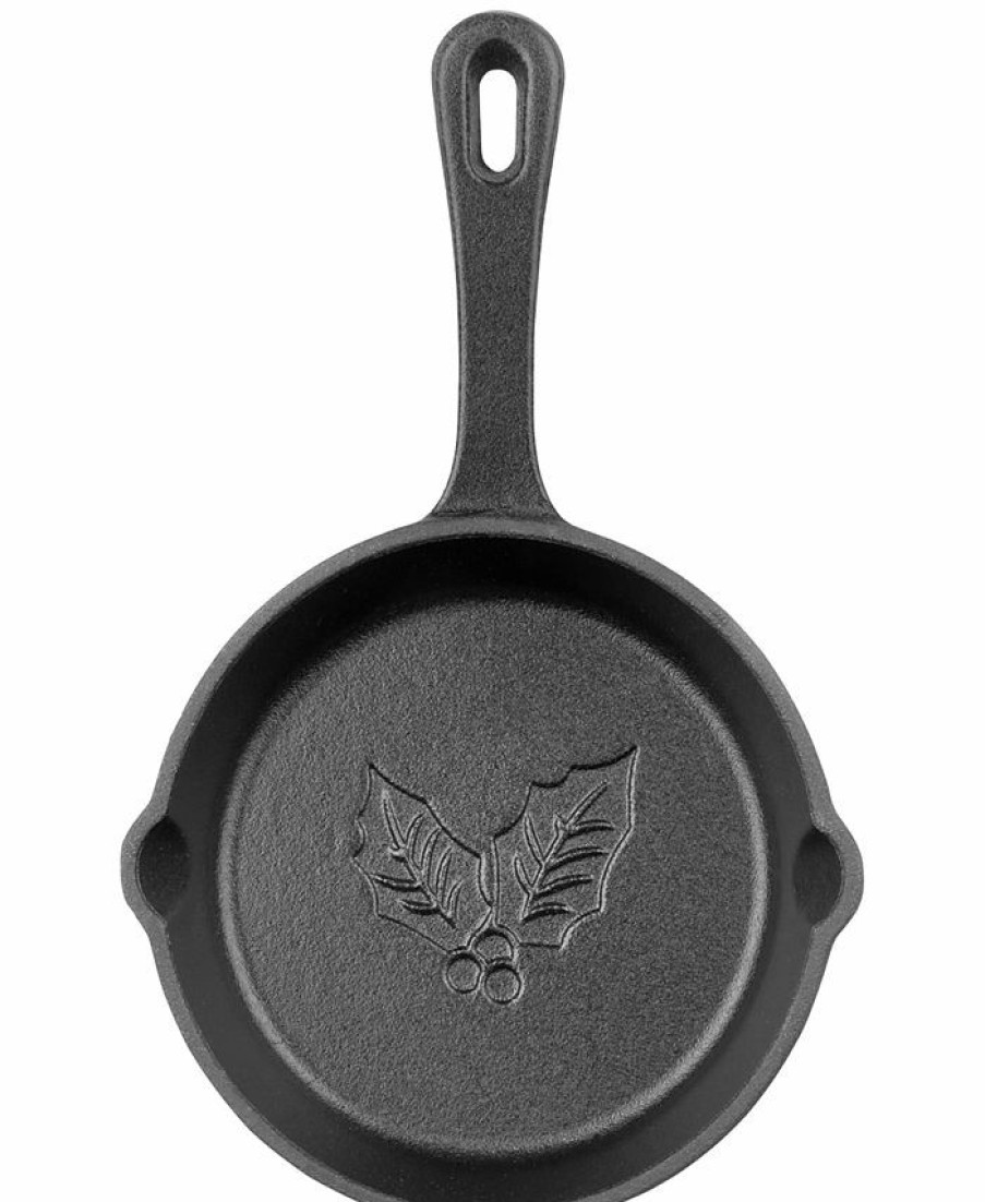 Kitchen * | Martha Stewart Collection Holly Cast Iron Pan, Created For Macy'S