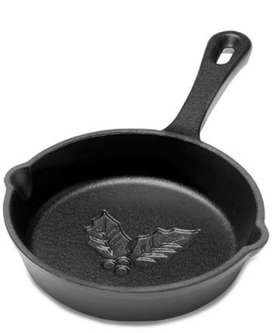 Kitchen * | Martha Stewart Collection Holly Cast Iron Pan, Created For Macy'S