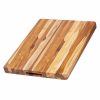 Knives * | Teakhaus Edge Grain Carving Board W/Hand Grip (Rectangle) | 20 X 15 X 1.5 With Board Seasoning Stick