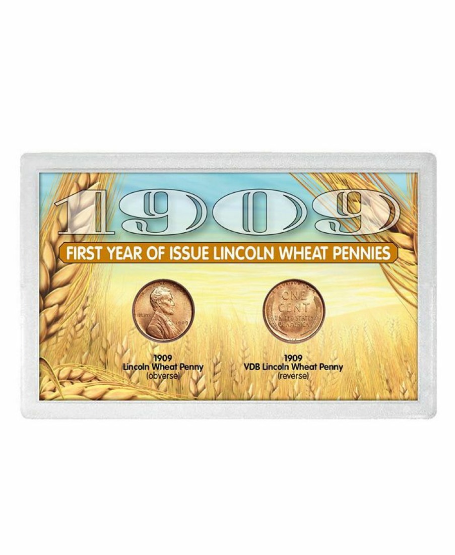 Misc_Gifts * | American Coin Treasures 1909 And 1909 Vdb First-Year Of Issue Lincoln Wheat-Ear Pennies Multi