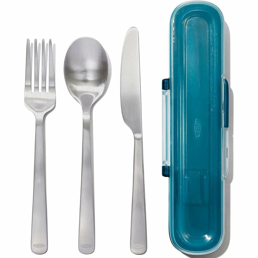 Glassware & Tabletop * | Oxo Good Grips Prep & Go Stainless Steel Utensil Set With Case