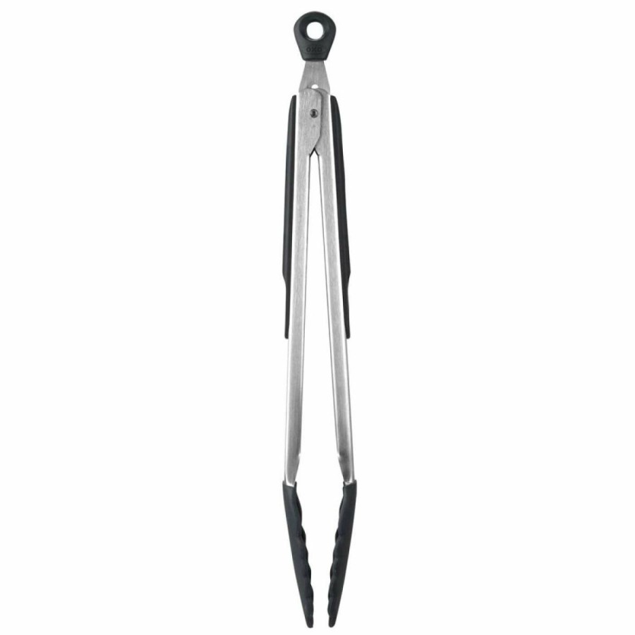 Cooks' Tools * | Oxo Good Grips Stainless Steel Tongs With Silicone Heads 12