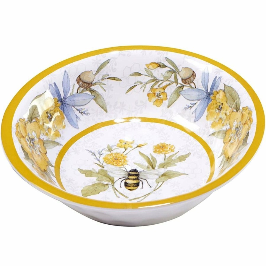 Glassware & Tabletop * | Certified International 7.5 X 2 Melamine All Purpose Bowl | Bee Sweet