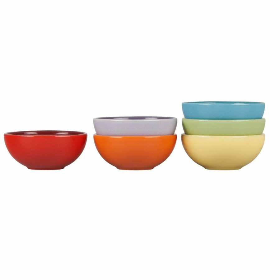 Glassware & Tabletop * | Le Creuset 2Oz Pinch Bowls Set Of 6 | Multi-Colored