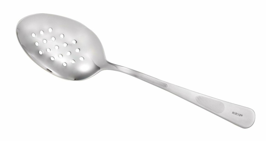 Cooks' Tools * | Mercer Culinary 7.8 Perforated Bowl Stainless Steel Plating Spoon