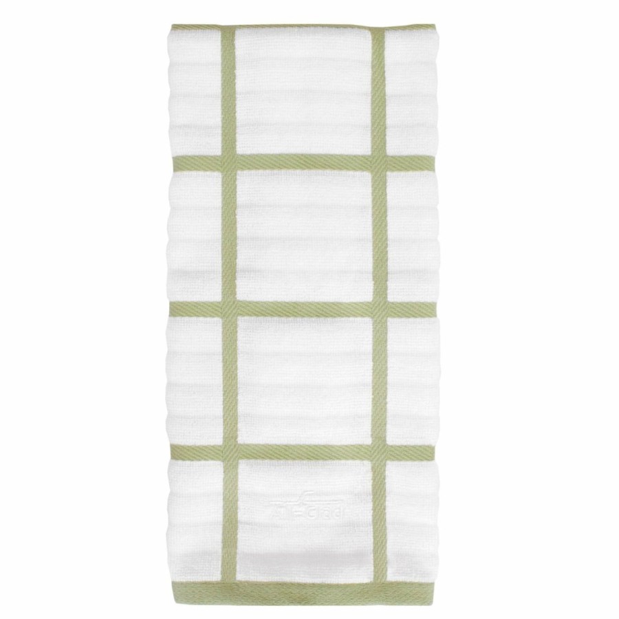 Glassware & Tabletop * | All-Clad Antimicrobial Kitchen Towel | Check Fennel