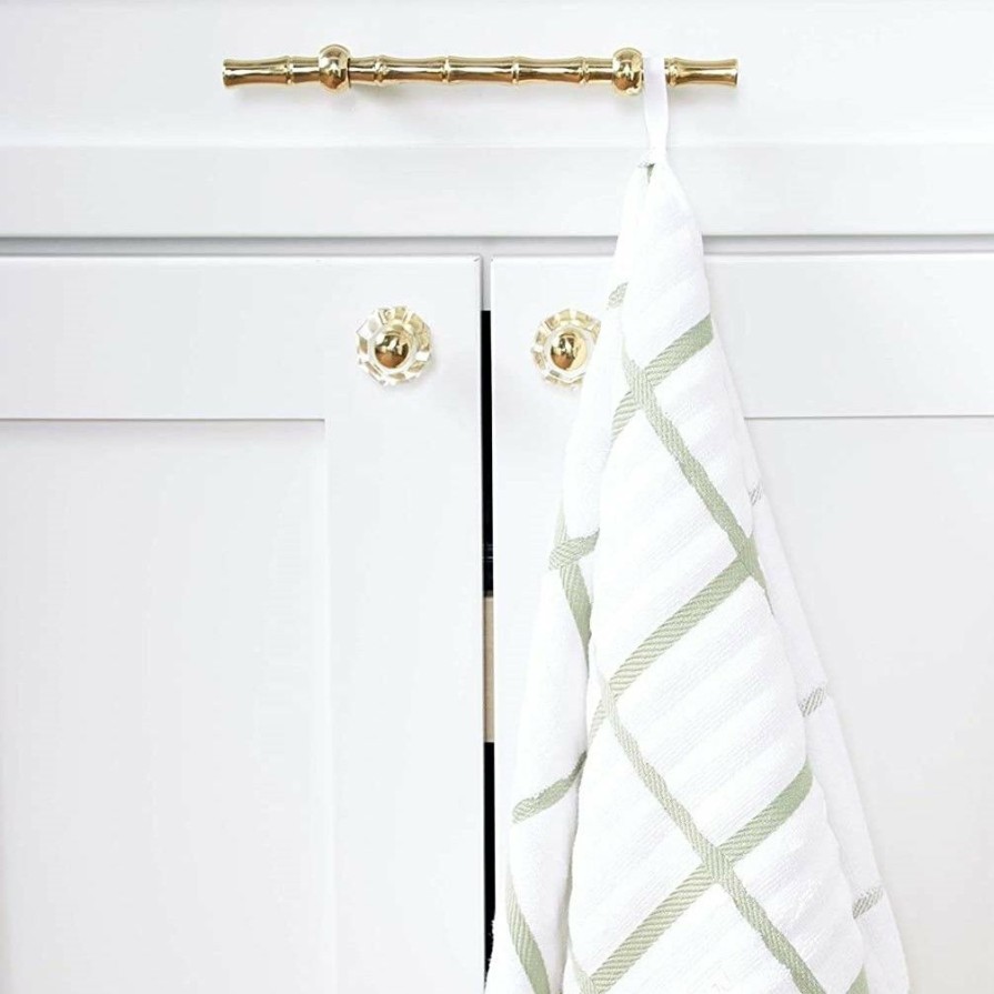 Glassware & Tabletop * | All-Clad Antimicrobial Kitchen Towel | Check Fennel