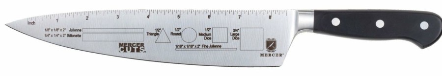 Knives * | Mercer Cutlery Cuts Competition Knife W/ Rule Markings 9