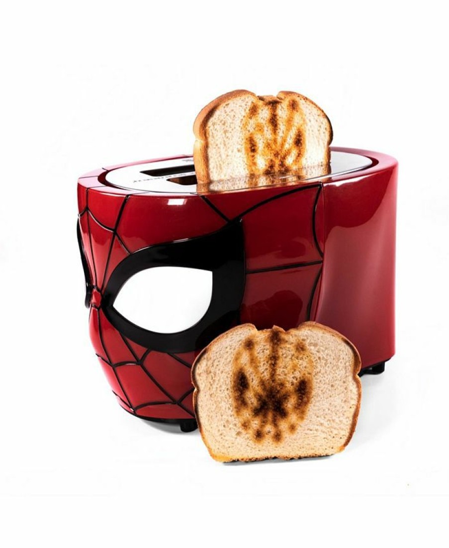 Kitchen * | Uncanny Brands Marvel'S Spider-Man Halo Toaster Red