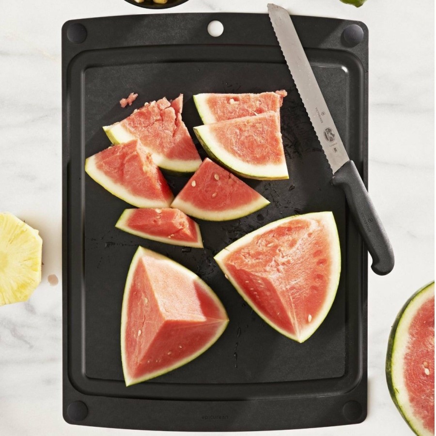 Knives * | Epicurean All-In-One Series Cutting Board 14.5 11.25 | Slate/Black