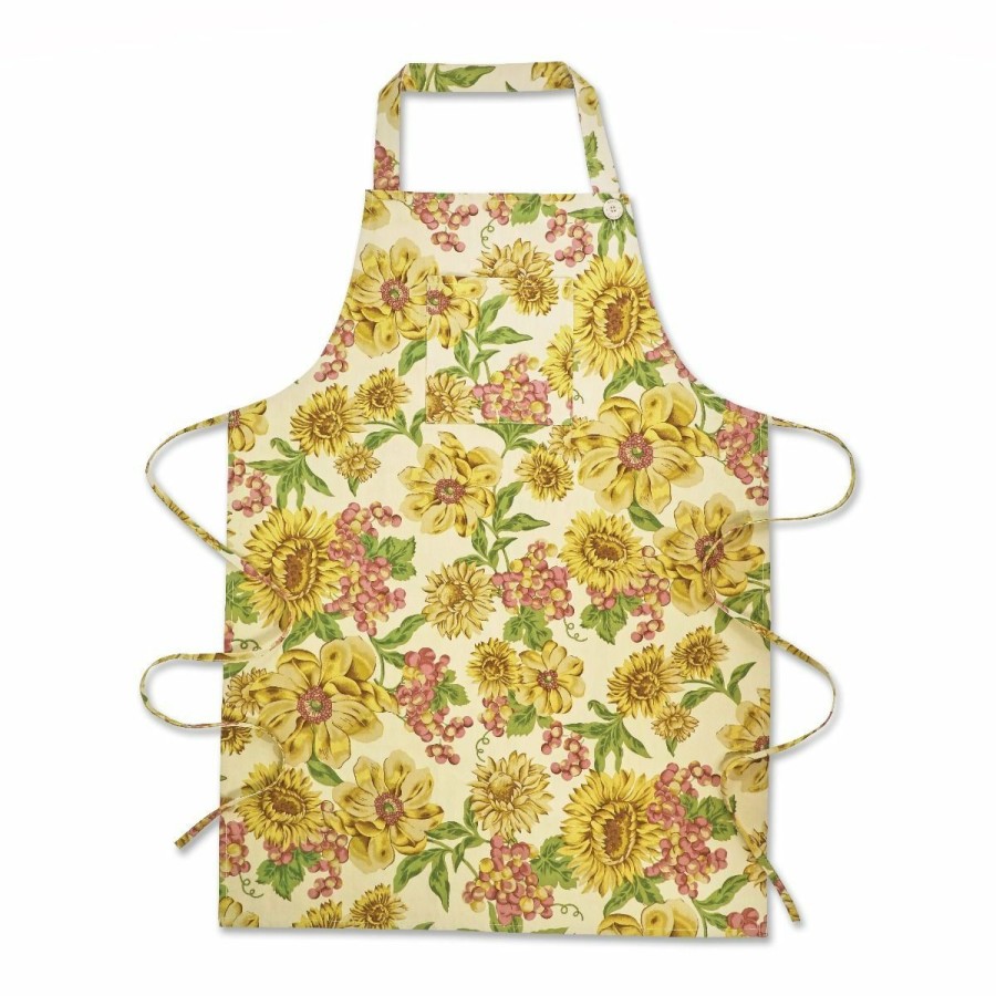 Glassware & Tabletop * | April Cornell Primavera Chef Apron | Natural