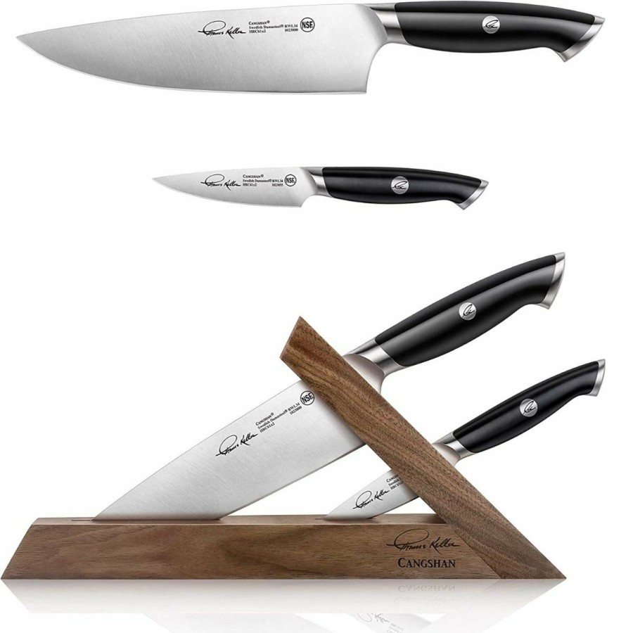 Knives * | Cangshan Cutlery Thomas Keller Signature Collection Tai 3-Piece Knife Block Set