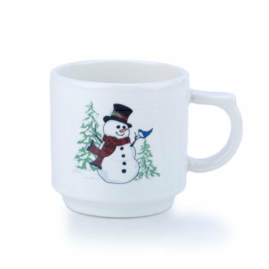 Glassware & Tabletop * | Fiesta 16Oz Stackable Mug | Snowman