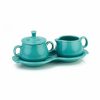 Glassware & Tabletop * | Fiesta Sugar & Cream Tray Set | Turquoise