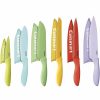 Knives * | Cuisinart Advantage Color Collection | 12-Piece Ceramic Coated Color Knife + Blade Guards Set