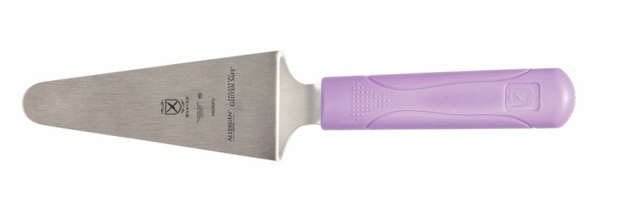 Glassware & Tabletop * | Mercer Culinary Millennia 5 X 2 Pie Server W/ Purple Handle (Commercial)