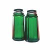 Glassware & Tabletop * | Mosser Glass Panel Salt And Pepper Shakers | Hunter Green