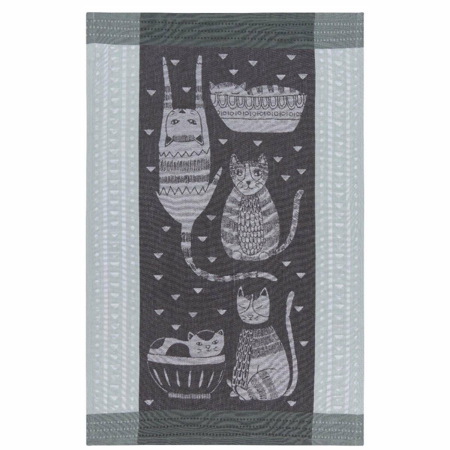 Glassware & Tabletop * | Danica Brands Danica Jubilee 18 X 28 Jacquard Dishtowel | Purr Party