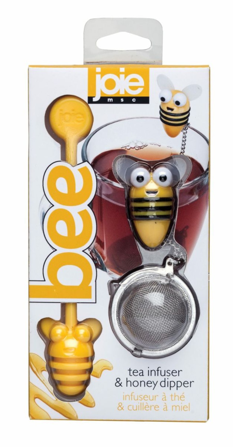 Cooks' Tools * | Harold Import Company Bee Tea Infuser With Honey Dipper