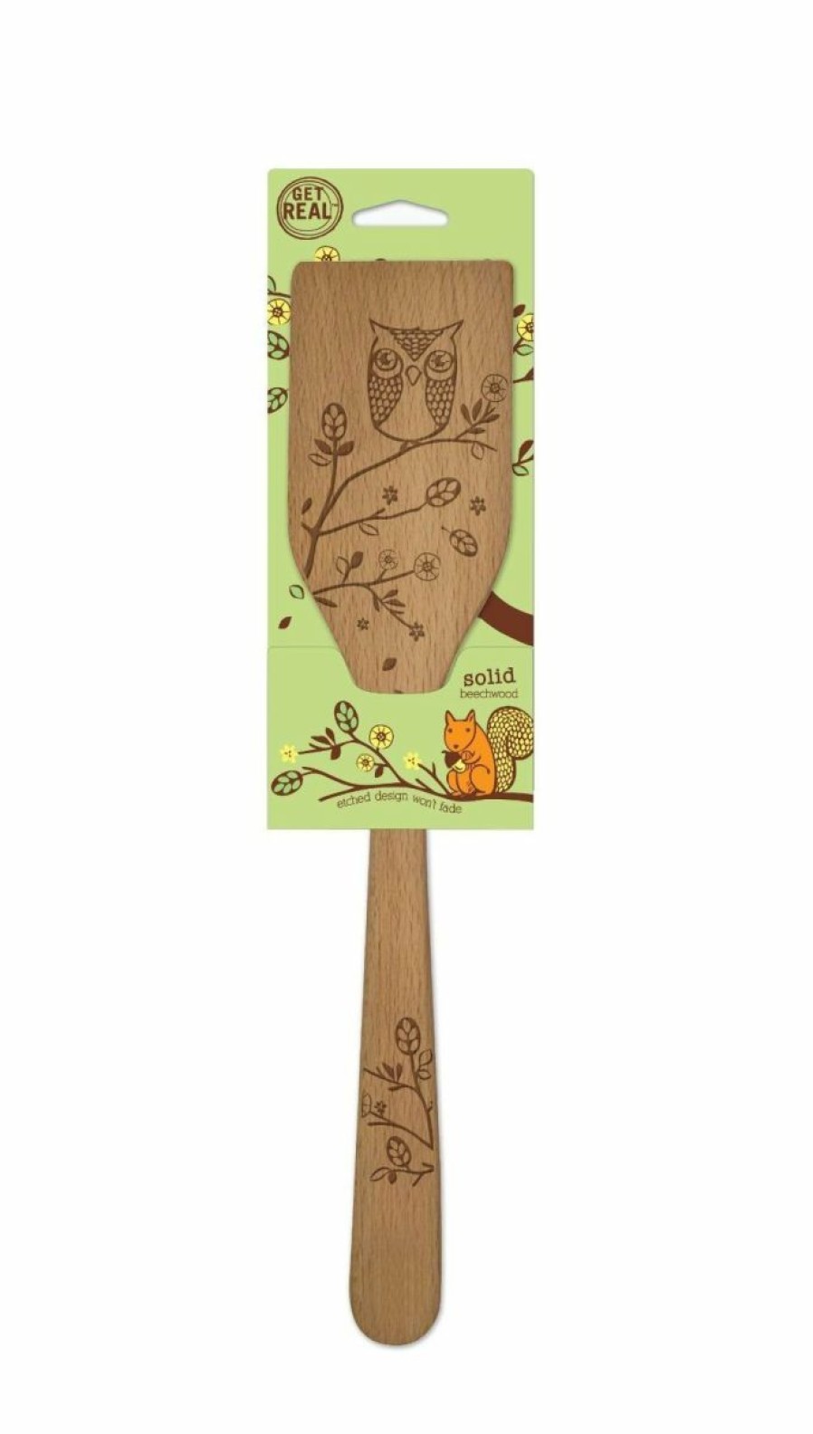 Cooks' Tools * | Beechwood 12 Spatula & Turner Woodland Collection By Talisman Designs