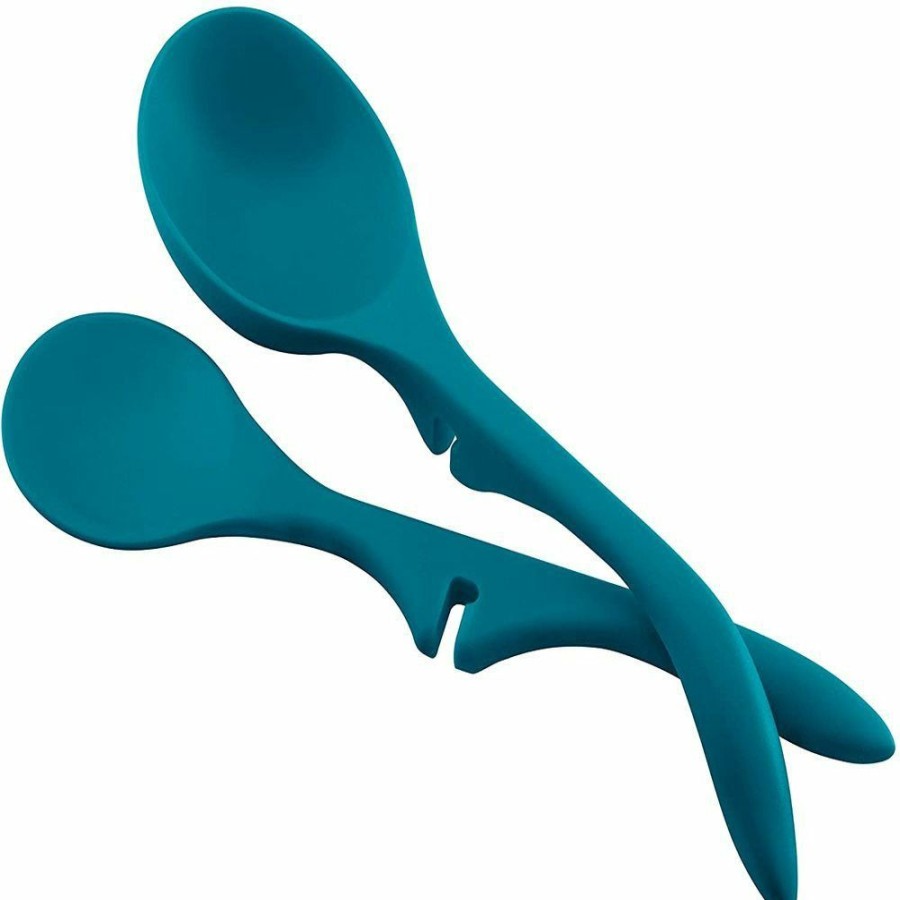 Cooks' Tools * | Rachael Ray 2-Piece Lazy Ladle & Spoon Set | Marine Blue