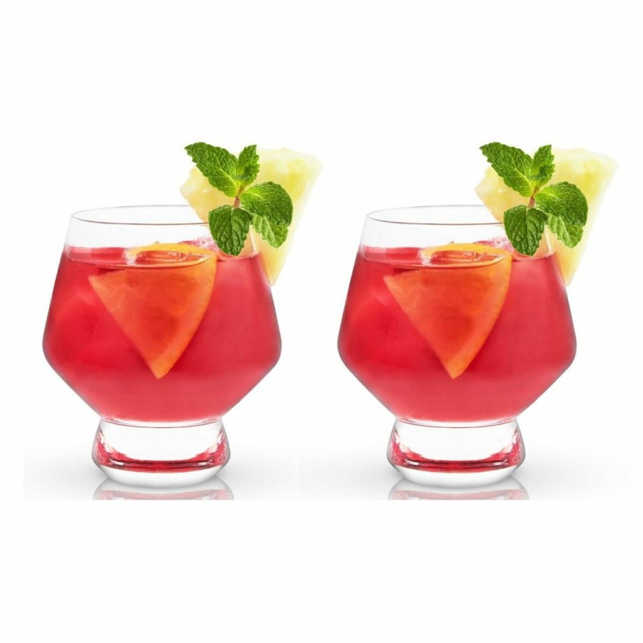 Glassware & Tabletop * | Viski Footed Crystal Punch Cups