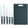 Knives * | Viners 5-Piece Knife & Chopping Board Set | Speckle