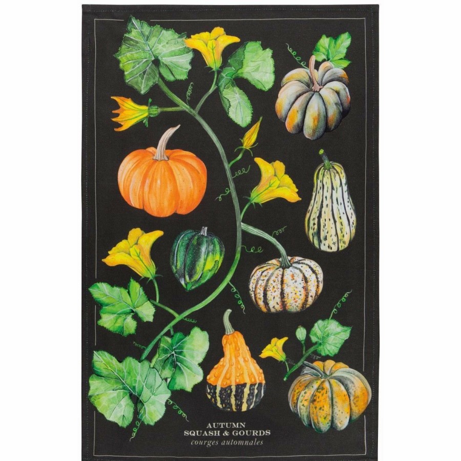 Glassware & Tabletop * | Danica Brands Now Designs By Danica 18 X 28 Printed Dishtowel | Autumn Squash