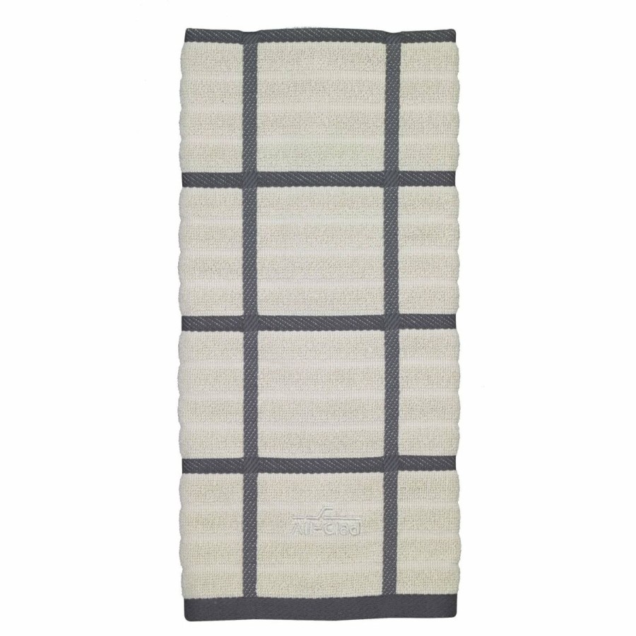 Glassware & Tabletop * | All-Clad Antimicrobial Kitchen Towel | Check Pewter