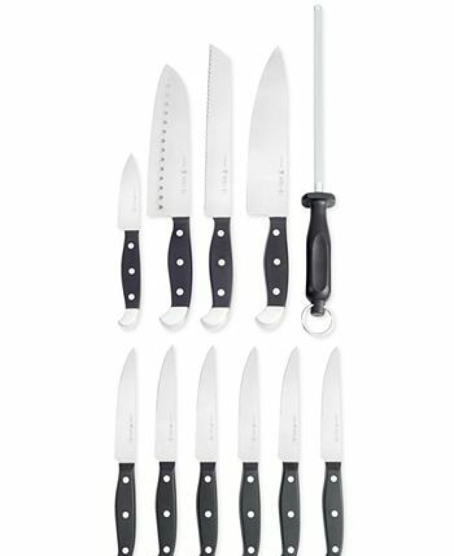 Kitchen * | J.A. Henckels Statement 12 Piece Cutlery Set Black