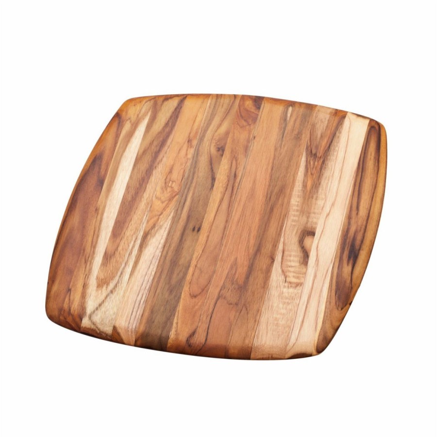 Knives * | Teakhaus Square Edge Grain Cutting Board W/Rounded Edge (Small) | 12 X 12 X 0.55