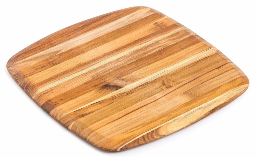 Knives * | Teakhaus Square Edge Grain Cutting Board W/Rounded Edge (Small) | 12 X 12 X 0.55