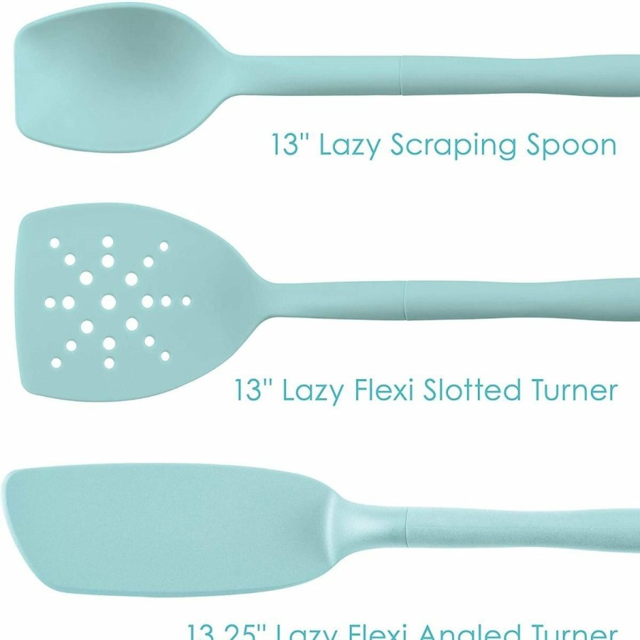 Cooks' Tools * | Rachael Ray 3-Piece Lazy Tool Set | Light Blue