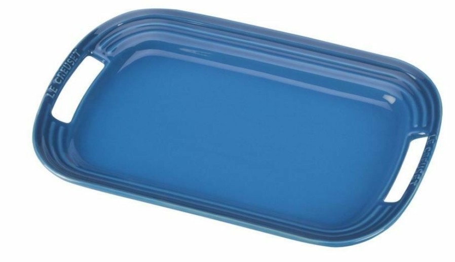 Glassware & Tabletop * | Le Creuset 16.25 Stoneware Serving Platter | Marseille Blue