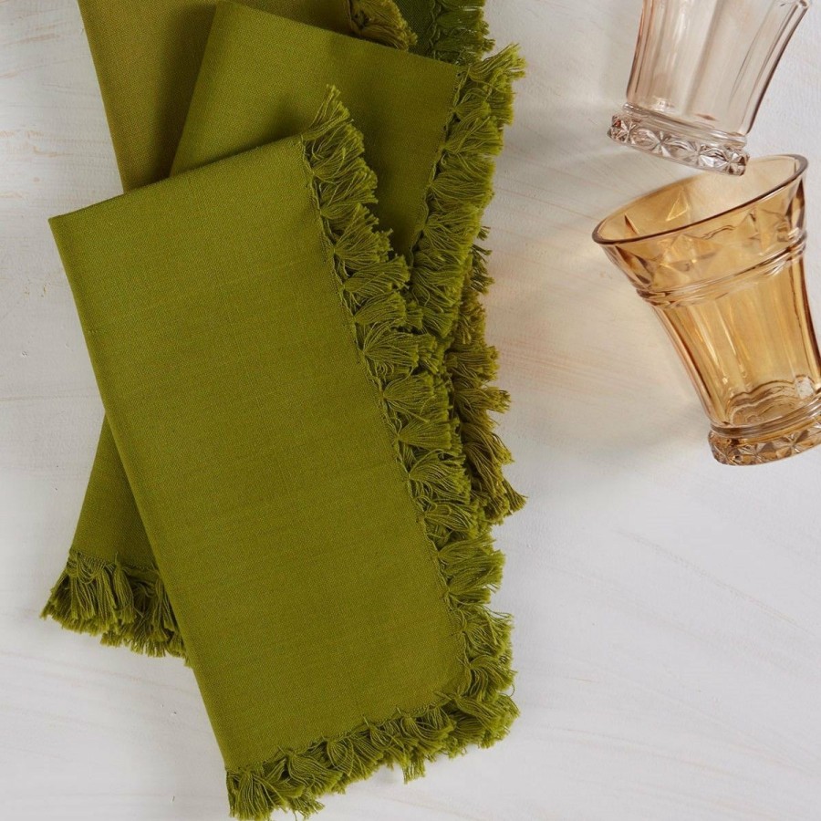 Glassware & Tabletop * | April Cornell Essential Napkin (Set Of 4) | Olive