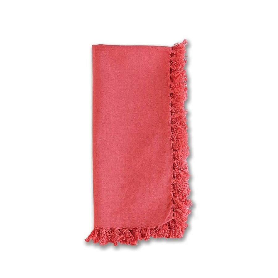 Glassware & Tabletop * | April Cornell Essential Napkin (Set Of 4) | Coral