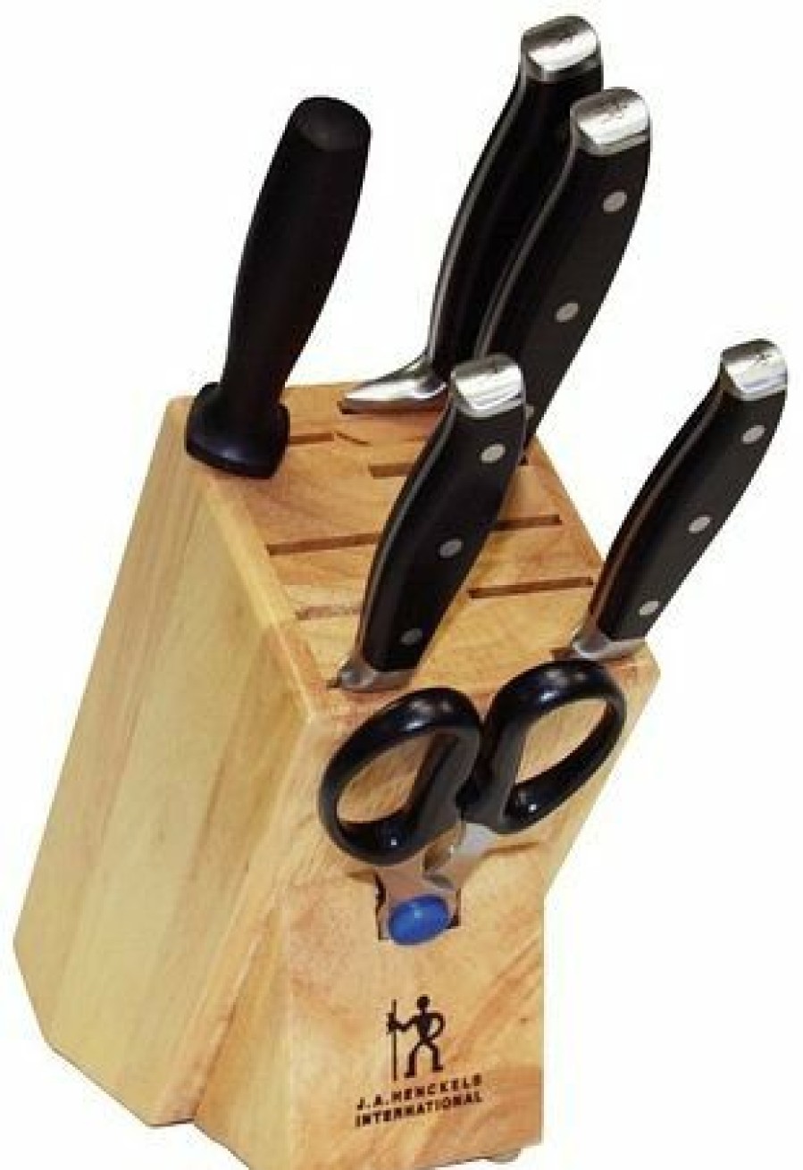 Knives * | J.A. Henckels International Ja Henckels Forged Premio 7 Piece Knife Block Set