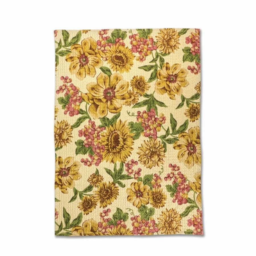 Glassware & Tabletop * | April Cornell Primavera Tea Towel (Set Of 2) | Natural