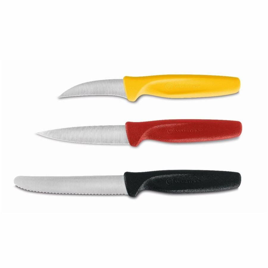 Knives * | Wusthof Cutlery Wusthof Create 3-Piece Paring Knife Set | Multicolor