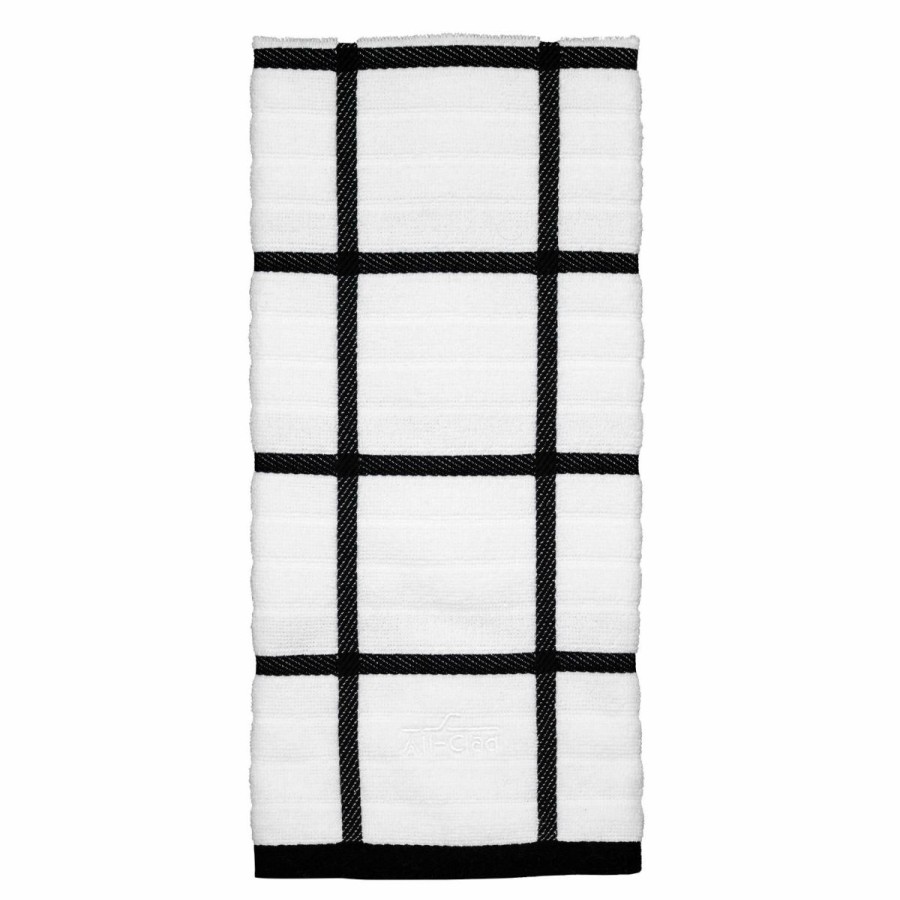 Glassware & Tabletop * | All-Clad Antimicrobial Kitchen Towel | Check Black