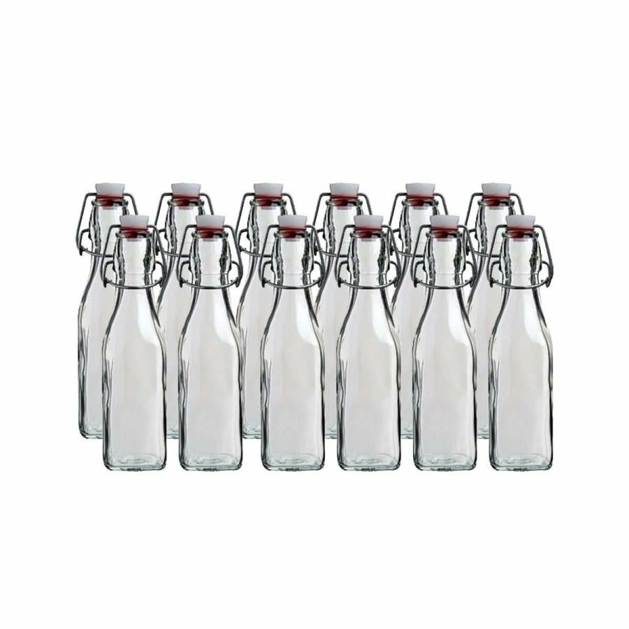 Glassware & Tabletop * | Bormioli Rocco 8.5Oz Swing Top Glass Bottles | 12-Pack