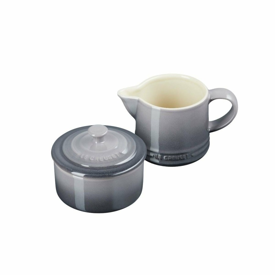 Glassware & Tabletop * | Le Creuset Signature Cream & Sugar Set | Oyster