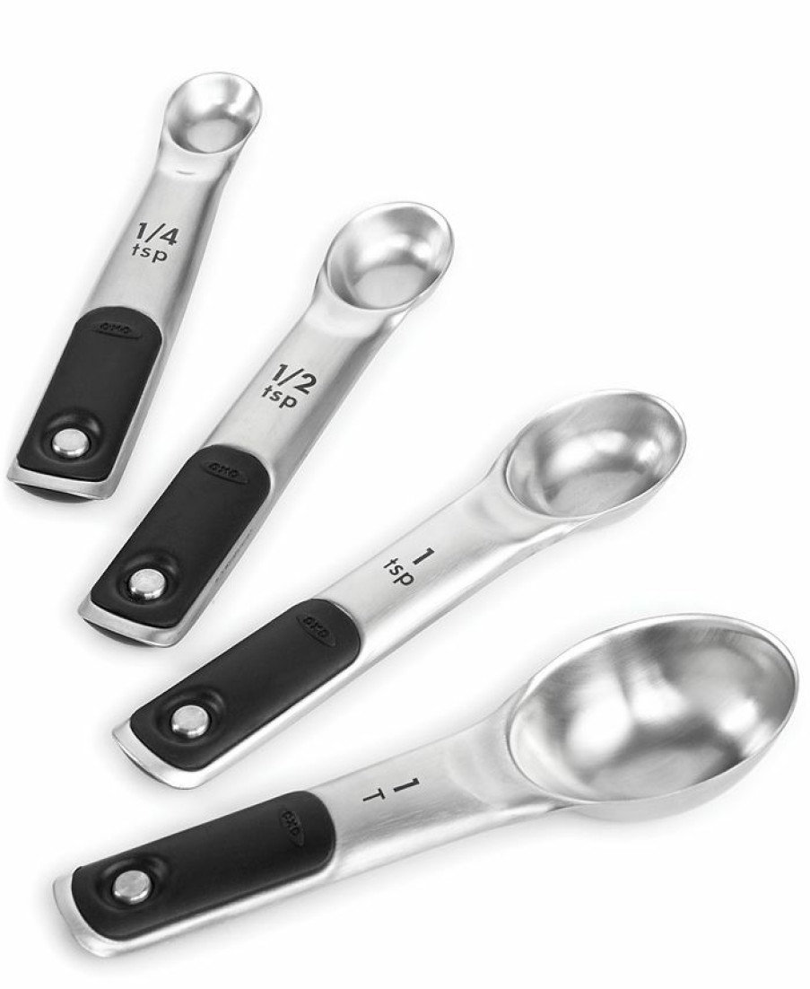 Kitchen * | Oxo Good Grips Set Of 4 Stainless Steel Magnetic Measuring Spoons